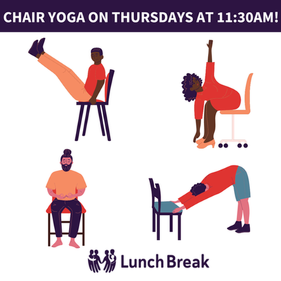 Chair Yoga at the Lunch Break Community Kitchen