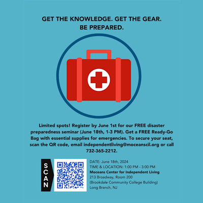 Free Disaster Preparedness Seminar & Ready-Go Bag Giveaway