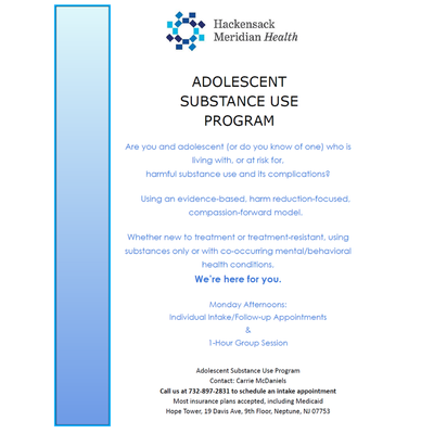Adolescent Substance Use Program
