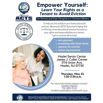 Empower Yourself: Learn Your Rights as a Tenant to Avoid Eviction - for Seniors and their Caregivers or Decision Makers