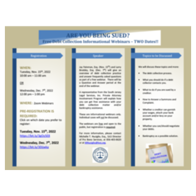 Free Debt Collection Webinar