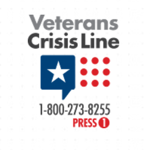 Veterans Crisis Line - 800-273-8255