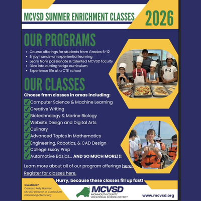 MCVSD Summer Enrichment Classes 2025