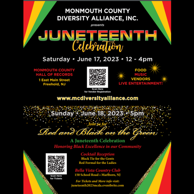 Monmouth County Diversity Alliance, Inc 2023 Juneteenth Celebration