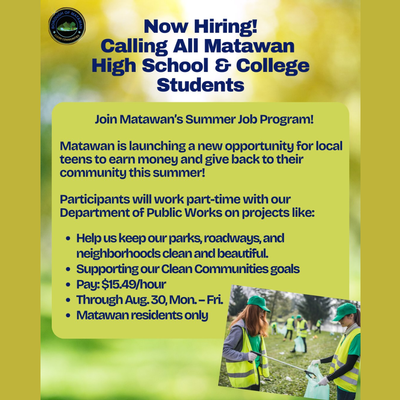Matawan's Summer Job Program