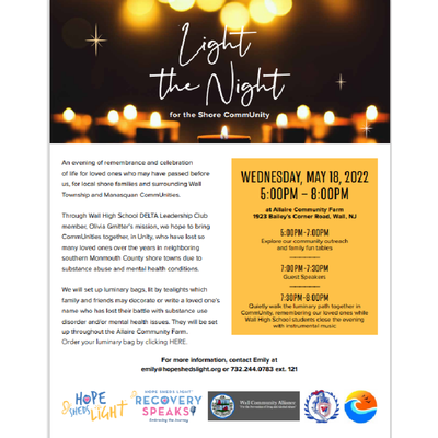 Light the Night for the Shore CommUnity
