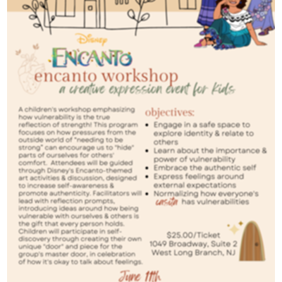 ENCANTO Workshop: A Creative Expression Event for Kids