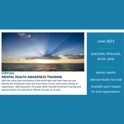Virtual Mental Health Awareness Training