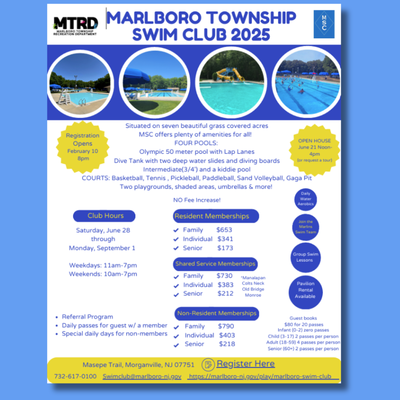 Marlboro Township Swim Club 2025