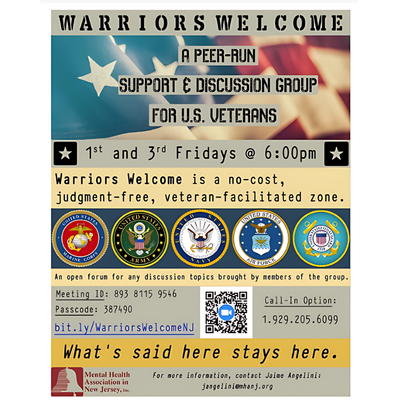 Warriors Welcome - A Peer-run Support Group for U.S. Veterans