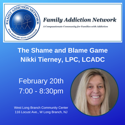 Family Addiction Network - The Shame and Blame Game