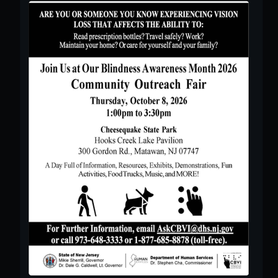 Blindness Awareness Month 2026 Community Outreach Fair