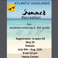 Atlantic Highlands Department of Recreation - Camp