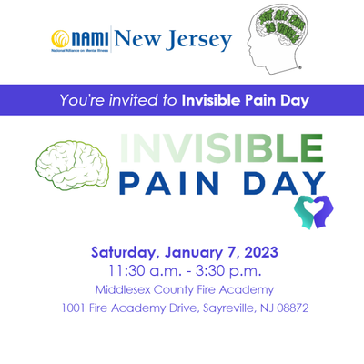 The Darren Clark Jr. Memorial and NAMI NJ Observe Invisible Pain Day