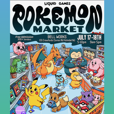 Liquid Games Pokémon Market at Bell Works