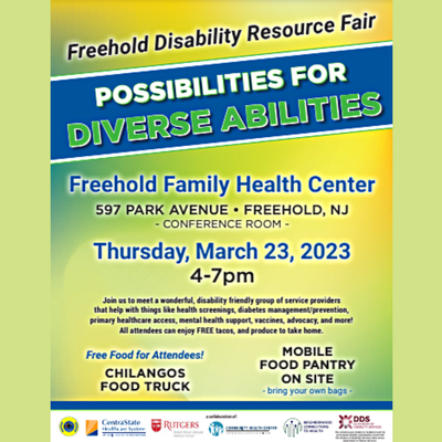 Possibilitites for Diverse Abilities - Freehold Disability Resource Fair