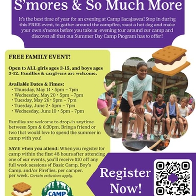 Camp Sacajawea's S'mores & So Much More