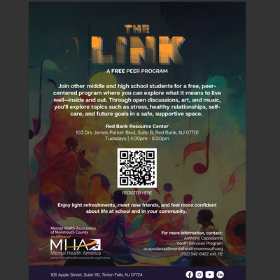 THE LINK: Free Peer Program for Middle & High School Students