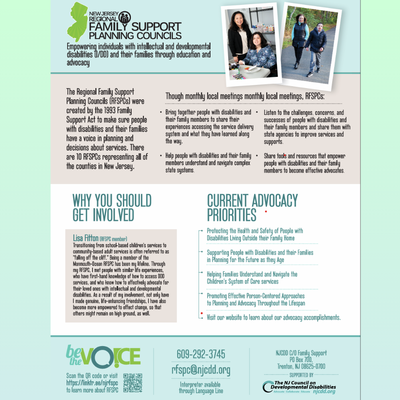 New Jersey Regional Family Support Planning Councils (RFSPCs) Monthly Meetings | Monmouth-Ocean Region