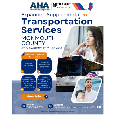 Expanded: Supplemental Transportation Services in Monmouth County