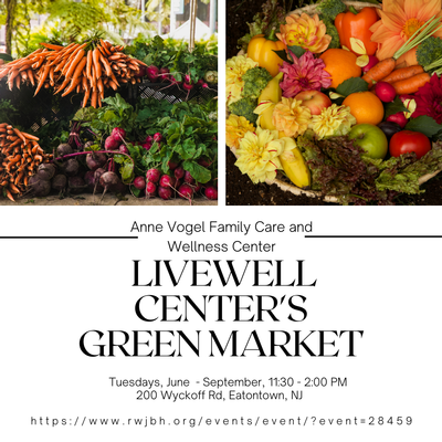 LiveWell Center's Green Market Opens on Tuesdays for 2023 Season