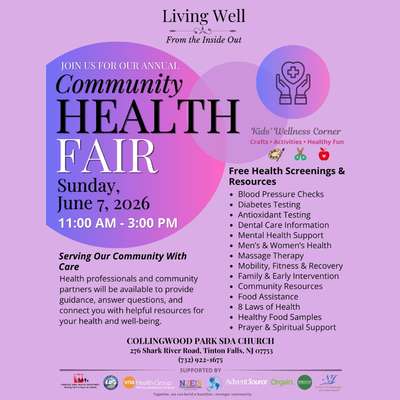 The Collingwood Park SDA Church Community Health Fair