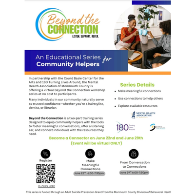 Beyond the Connection - An Educational Series for Community Helpers (Virtual Workshop Series)