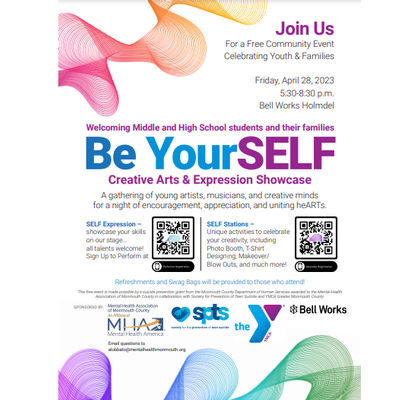 Be YourSELF Creative Arts & Expression Showcase  - A Free Community Event Celebrating Youth & Families