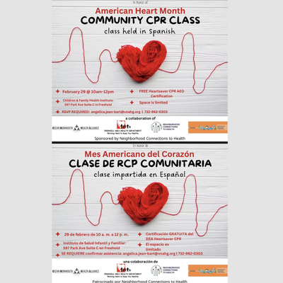 American Heart Month Community CPR Class in Spanish