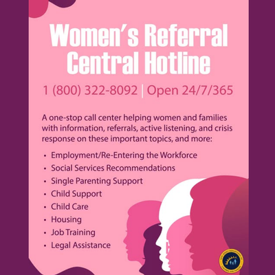 Women's Referral Central Hotline