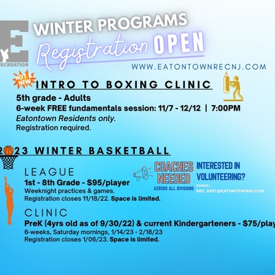 Eatontown Recreation's Free Intro to Boxing Clinic for Adults