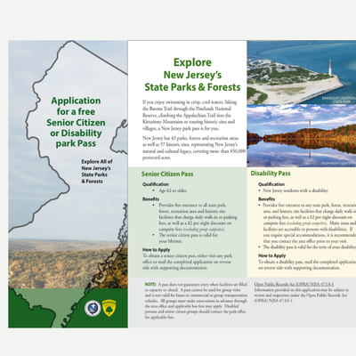 Apply for a Free Senior Citizen or Disability Park Pass