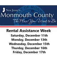 Rental Assistance Week Application Drive throughout Monmouth County