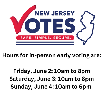 Early Voting in New Jersey (IN-PERSON)