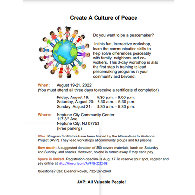 Create a Culture of Peace