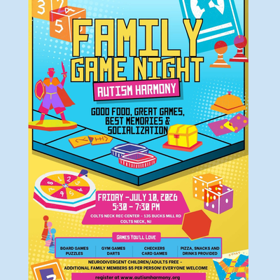 Autism Harmony Inclusive Family Game Night