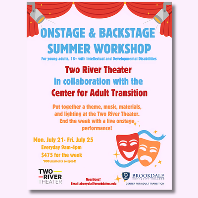 Onstage & Backstage Summer Workshop for Young Adults with Intellectual and Developmental Disabilities