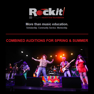 Rockit Academy is Holding Auditions for its 2023 Spring and Summer Sessions