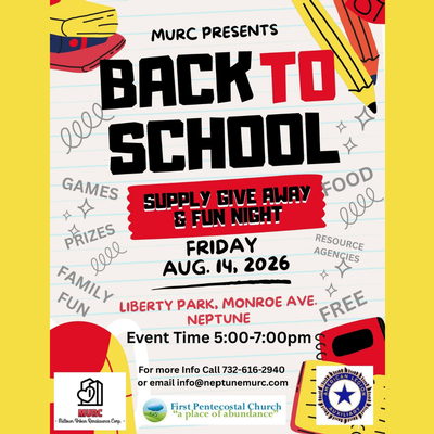 MURC Back to School Supply Giveaway & Fun Day