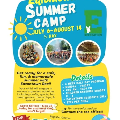 Eatontown - 2025 Half Day Summer Camp