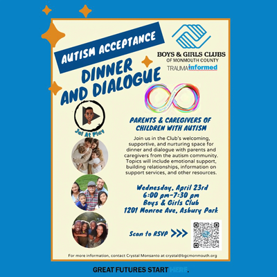 Autism Acceptance - Dinner and Dialogue