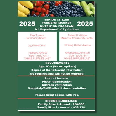 The Senior Farmers' Market Nutrition Program (SFMNP) - Highlands